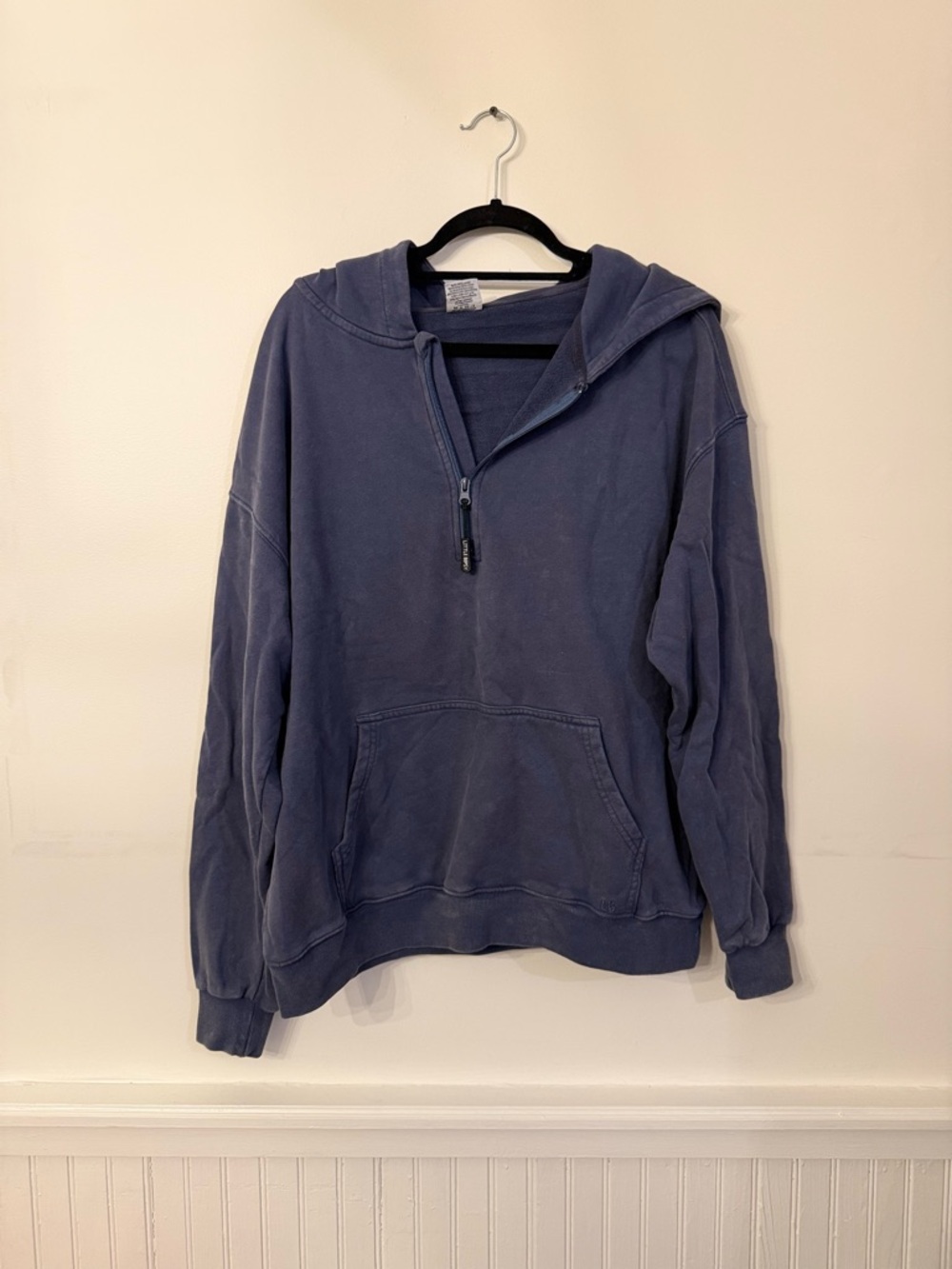 Little Bipsy Blue Zip-Front Hoodie